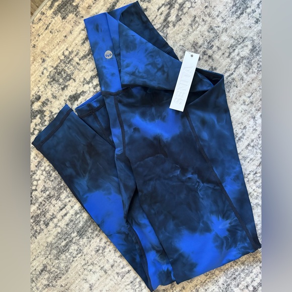 Senita Athletics Navy Tie-Dye Leggings - Picture 5 of 6